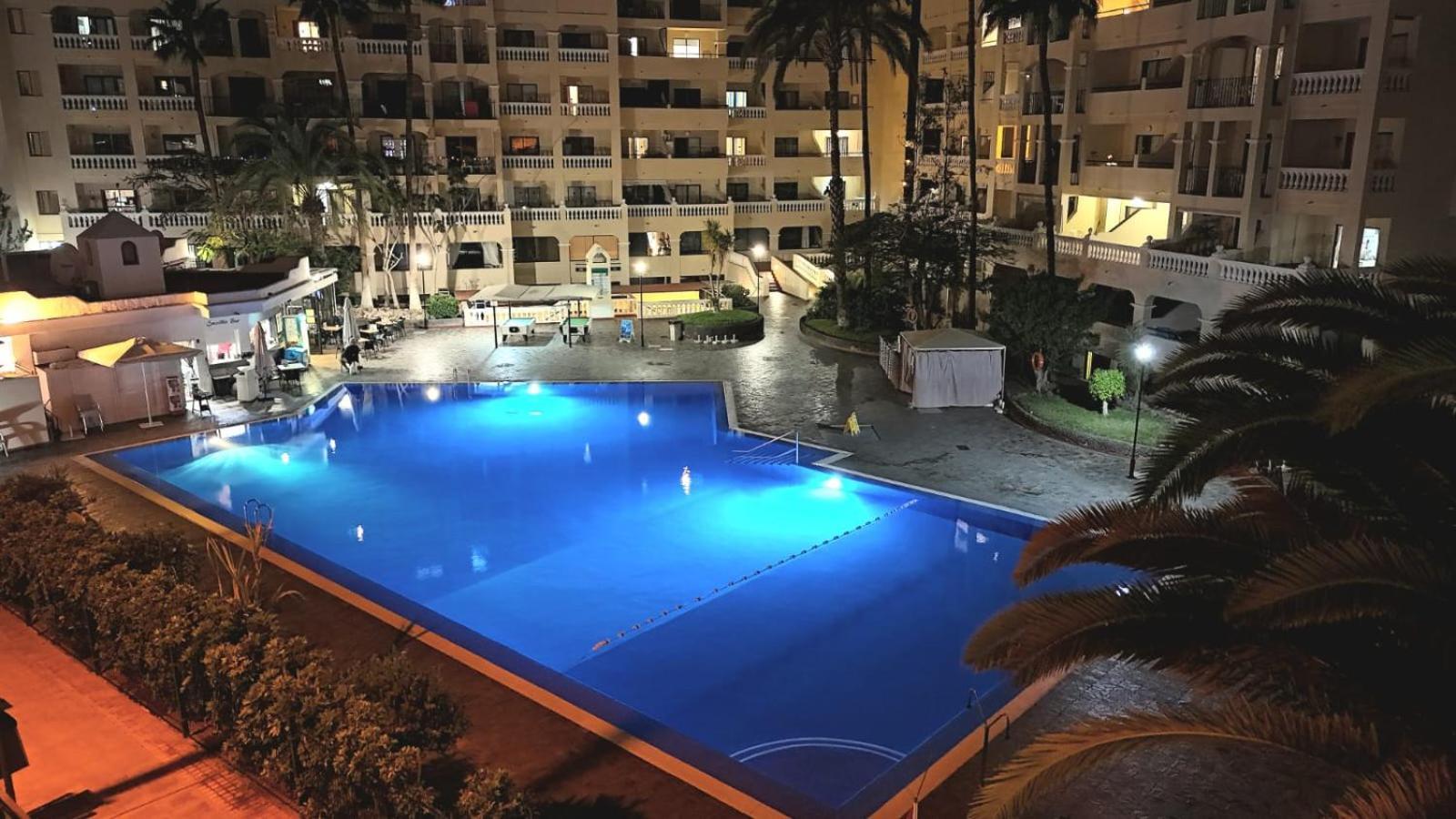 Spacious 3-Bedroom Duplex Apartment With Heated Pool & Ocean View In Los Cristianos, Arona Exterior foto