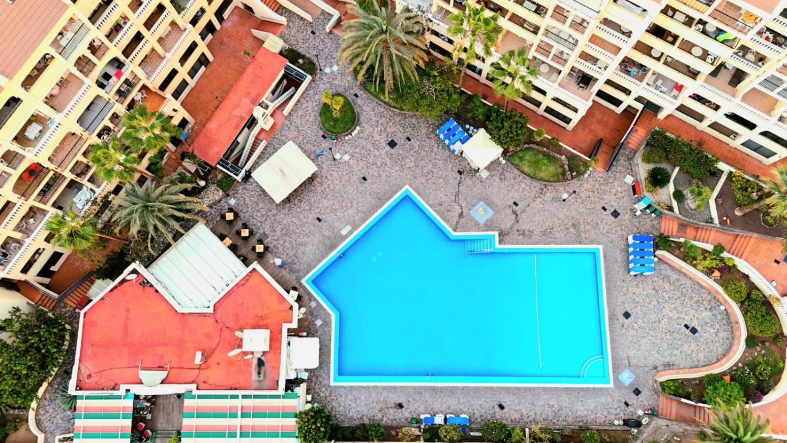 Spacious 3-Bedroom Duplex Apartment With Heated Pool & Ocean View In Los Cristianos, Arona Exterior foto
