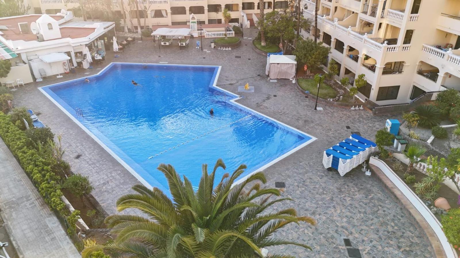 Spacious 3-Bedroom Duplex Apartment With Heated Pool & Ocean View In Los Cristianos, Arona Exterior foto